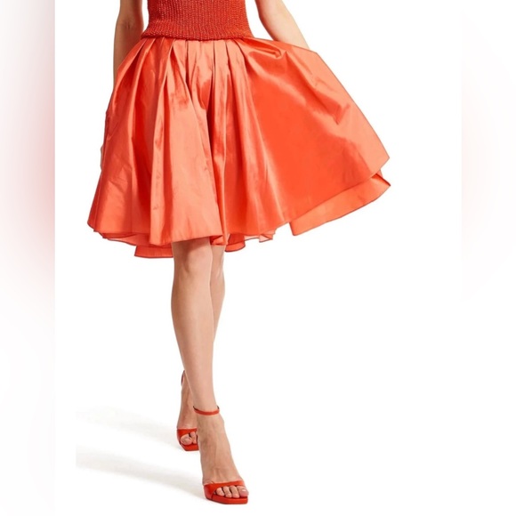 Emily Shalant taffeta party short skirt size 6 - Picture 1 of 11